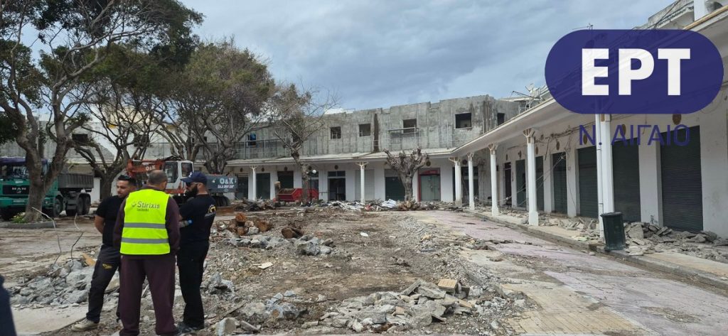 Εργοτάξιο η Νέα Αγορά – «Μάχη» με τον χρόνο δίνουν τα συνεργεία για την αποκατάσταση του μνημείου