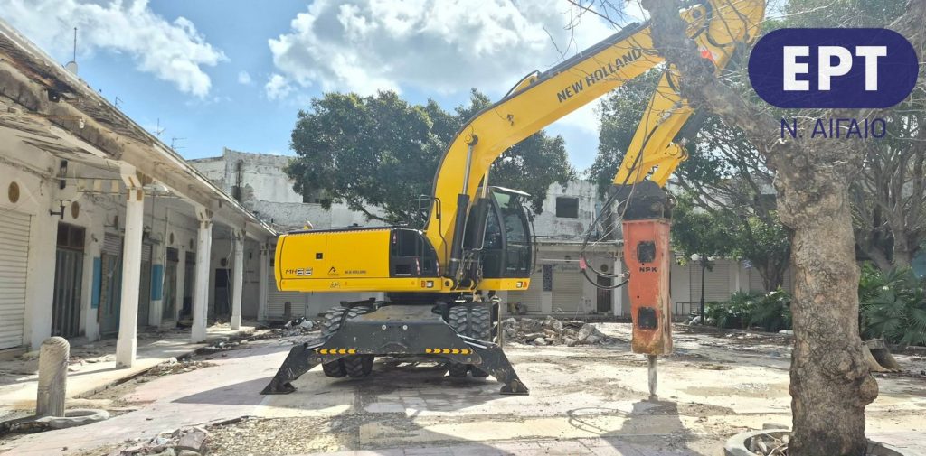 Εργοτάξιο η Νέα Αγορά – «Μάχη» με τον χρόνο δίνουν τα συνεργεία για την αποκατάσταση του μνημείου