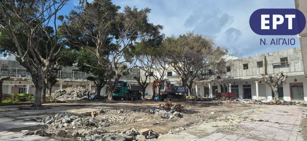 Εργοτάξιο η Νέα Αγορά – «Μάχη» με τον χρόνο δίνουν τα συνεργεία για την αποκατάσταση του μνημείου