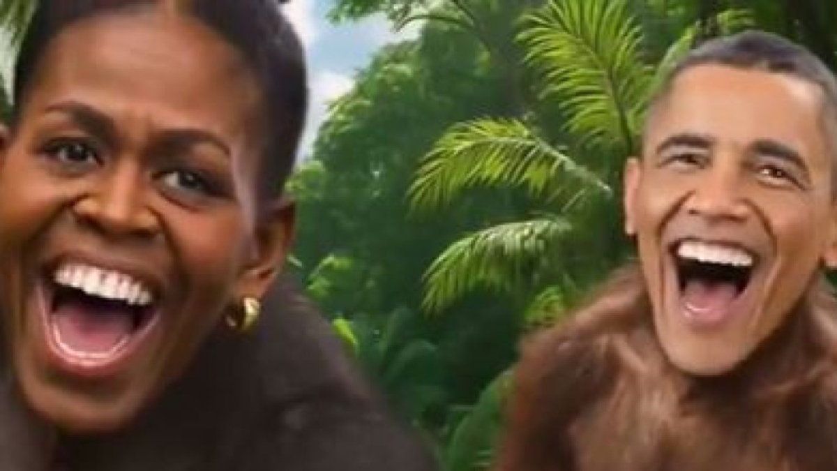 O Τραμπ κατέβασε το βίντεο που δείχνει τους Ομπάμα ως πίθηκους – «Ψευδοαγανάκτηση» χαρακτηρίζει τις αντιδράσεις ο Λευκός Οίκος