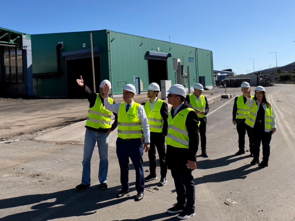 Στη Μονάδα Επεξεργασίας Αποβλήτων της Σκάλας Λακωνίας ο υπουργός Περιβάλλοντος και Ενέργειας Σταύρος Παπασταύρου