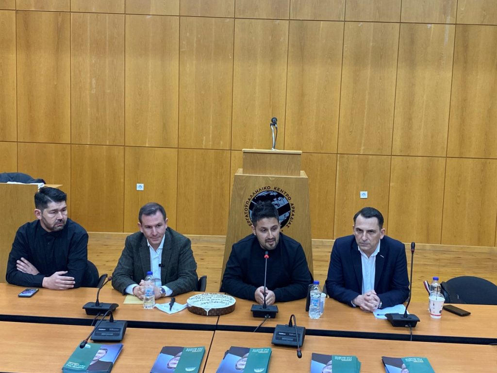 Παναγιώτης Δουδωνής από Τρίπολη: Θέλουμε να είμαστε πρώτο κόμμα στις εθνικές εκλογές