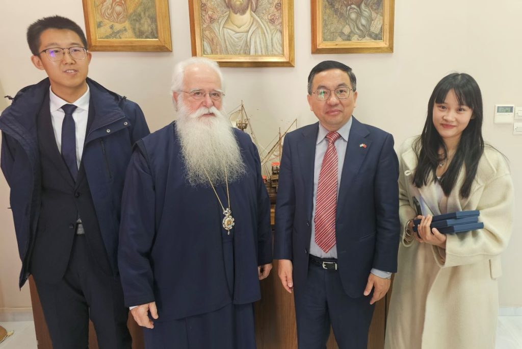 Βόλος: Επαφές Πρέσβη της Κίνας με Δήμαρχο και Μητροπολίτη