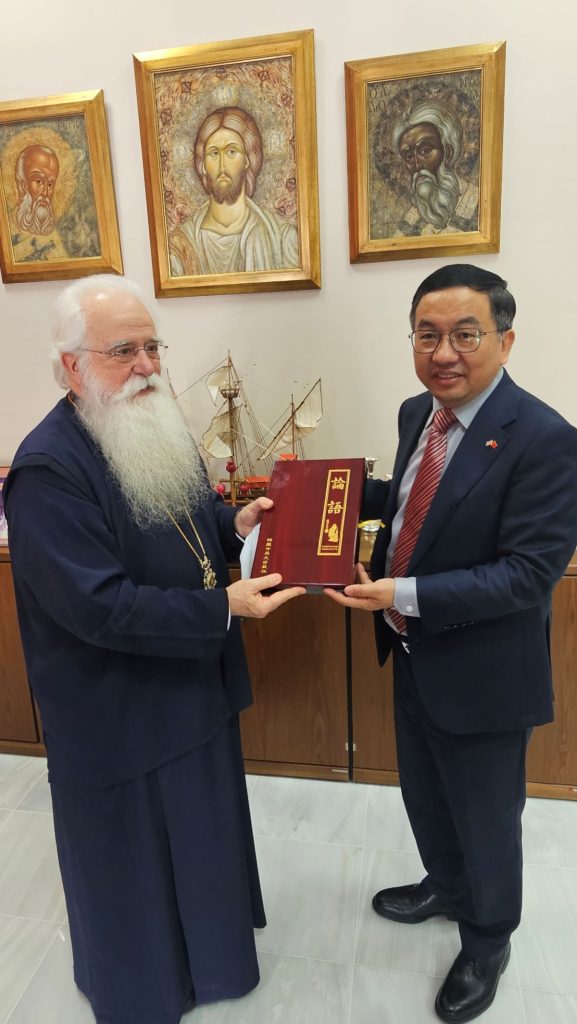 Βόλος: Επαφές Πρέσβη της Κίνας με Δήμαρχο και Μητροπολίτη