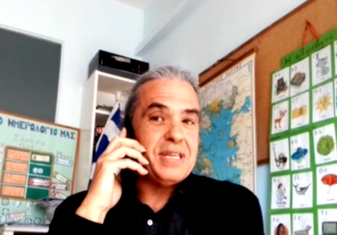 Ένα ξεχωριστό έργο τέχνης ενός μοναδικού δημιουργού κοσμεί τον τοίχο στο 5ο γυμνάσιο Λαμίας