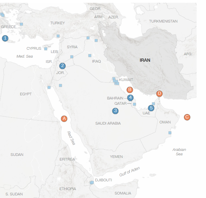 «Τύμπανα» πολέμου στη Μέση Ανατολή: Ασκήσεις Ιράν, Ρωσίας, αμερικανικό αεροπλανοφόρο στη Μεσόγειο και το δίλημμα του Τραμπ