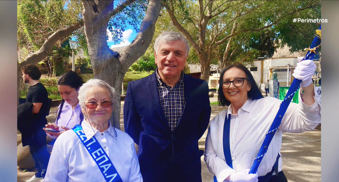 82χρονη μαθήτρια έκλεψε τις εντυπώσεις στην παρέλαση στην Ρόδο