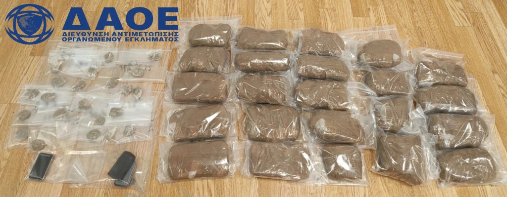 Χειροπέδες σε 50χρονο και 46χρονη με πάνω από 13 κιλά ηρωίνη σε «καβάτζα» στον Άγιο Ιωάννη Ρέντη