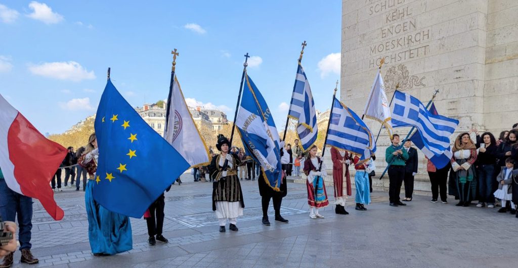 Με λαμπρότητα γιορτάστηκε η Εθνική Επέτειος της 25ης Μαρτίου στο Παρίσι