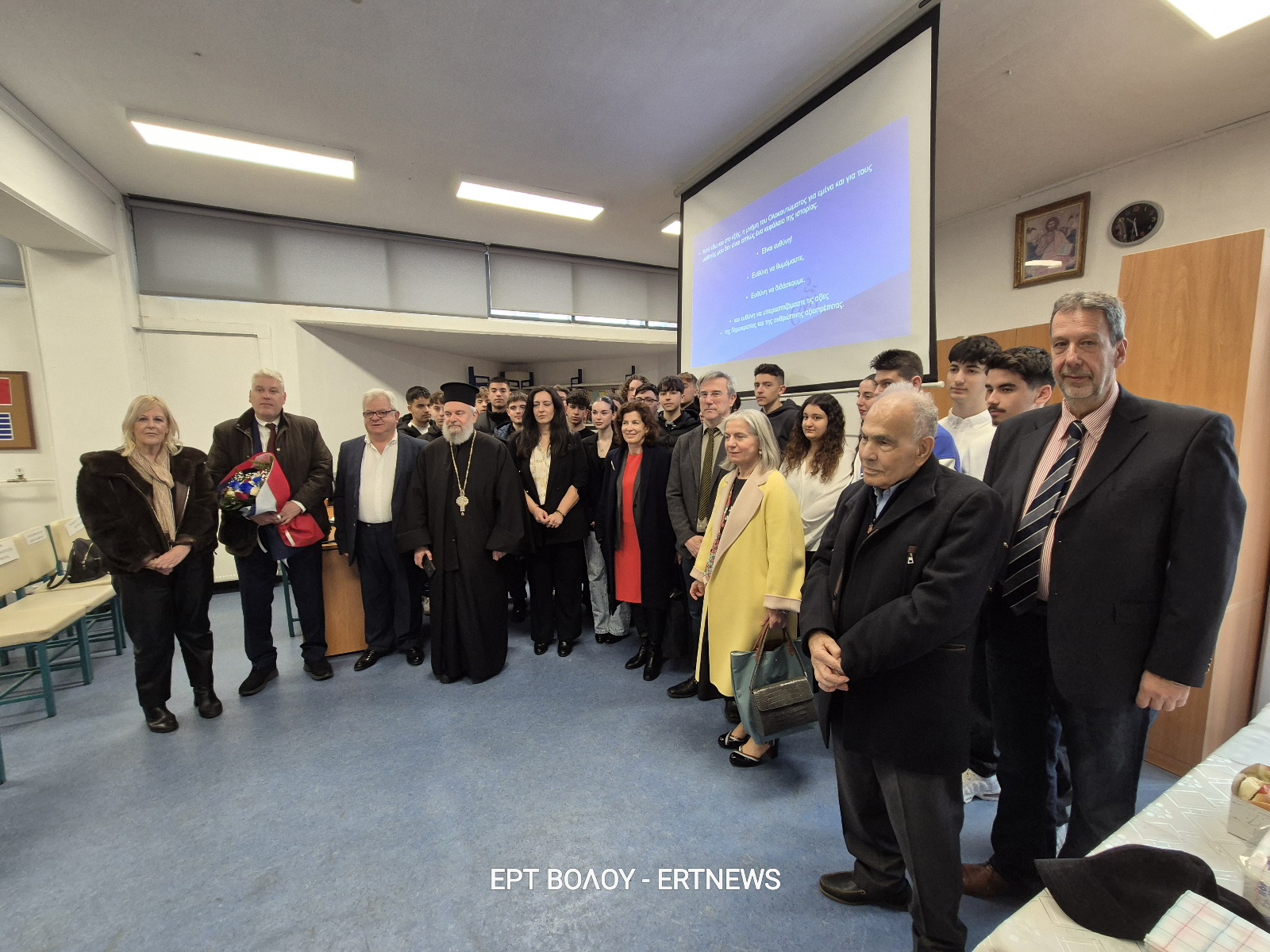 Επίσκεψη της Γαλλίδας πρέσβειρας στο 6ο ΓΕΛ Βόλου – Διεθνής διάκριση μαθητών για πρόγραμμα μνήμης του Ολοκαυτώματος