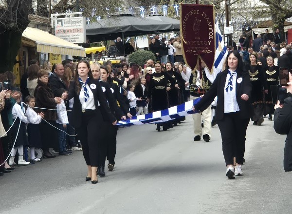 Στις εορταστικές εκδηλώσεις του Δήμου Τεμπών για την 25η Μαρτίου ο Μητροπολίτης Λαρίσης και Τυρνάβου