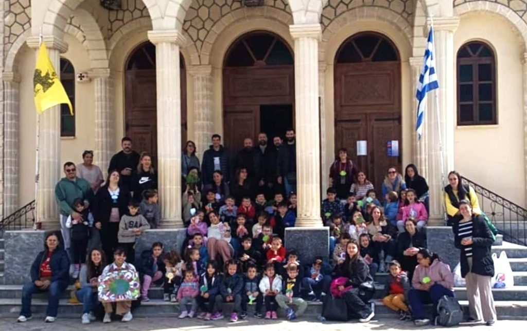 Εθελοντική περιβαλλοντική δράση από το Τμήμα Πρασίνου του Δήμου Ρεθύμνης και το 4ο Νηπιαγωγείο