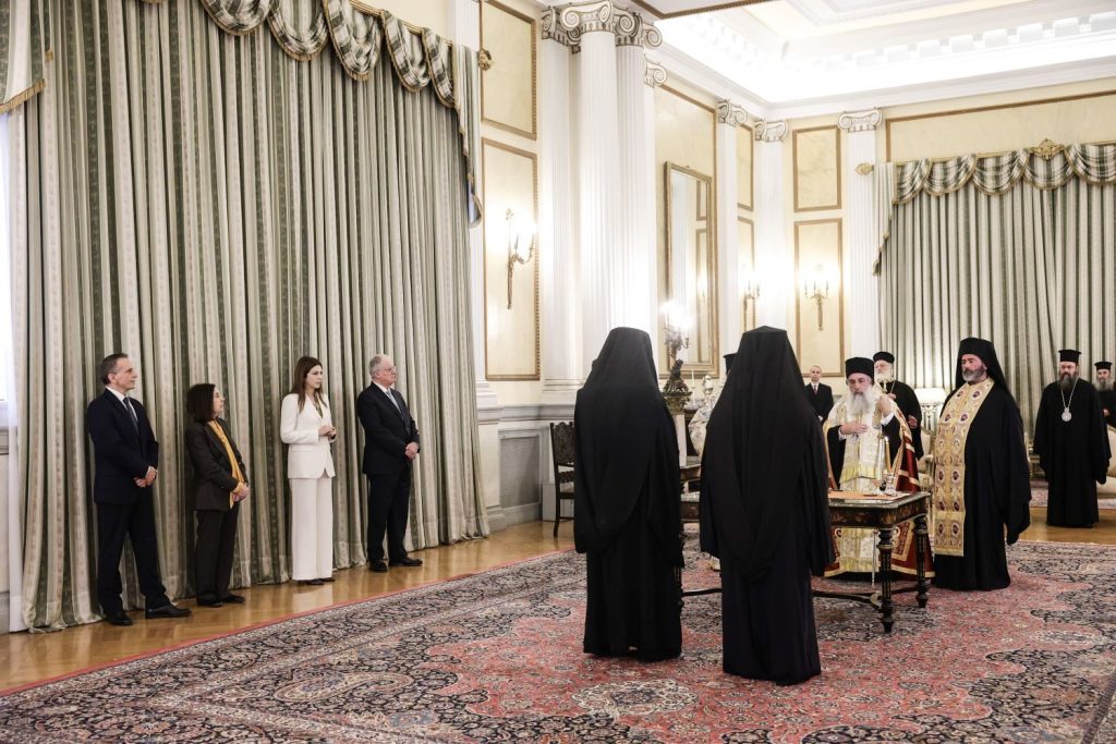 Στον Πρόεδρο της Δημοκρατίας οι δύο νέοι Μητροπολίτες Κυδωνίας και Αποκορώνου και Λάμπης, Συβρίτου και Σφακίων