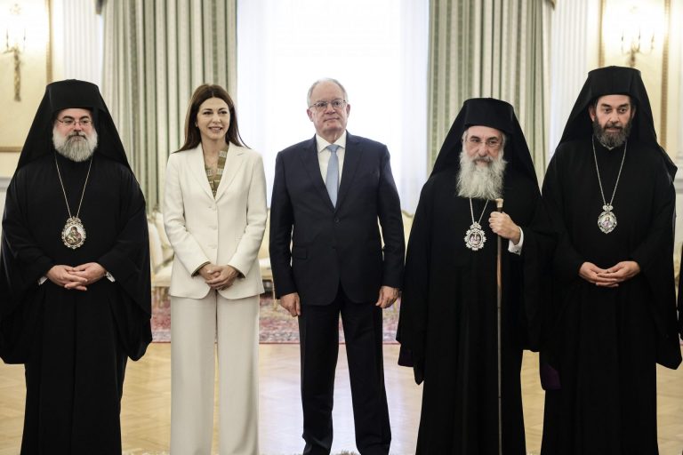 Στον Πρόεδρο της Δημοκρατίας οι δύο νέοι Μητροπολίτες Κυδωνίας και Αποκορώνου και Λάμπης, Συβρίτου και Σφακίων