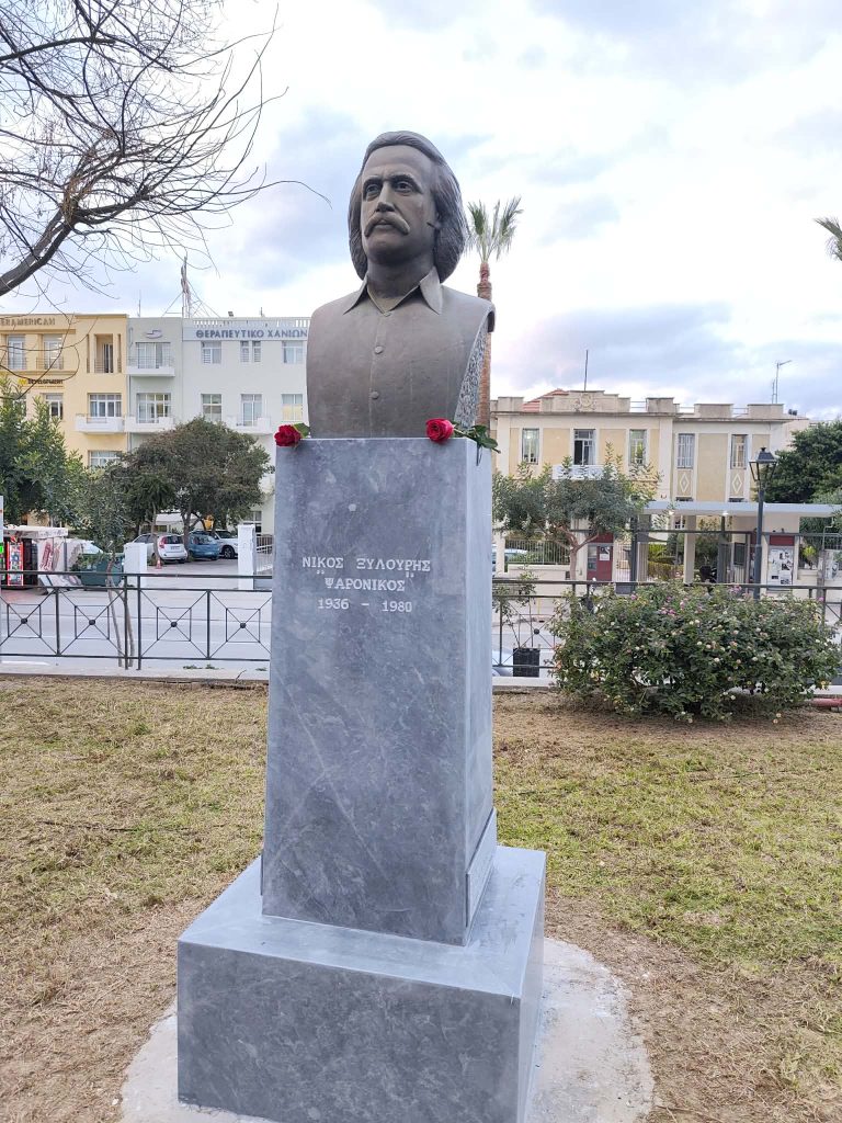 Χανιά: Τίμησαν τον Αρχάγγελο της Κρήτης – Με συγκίνηση τα αποκαλυπτήρια της προτομής του Νίκου Ξυλούρη