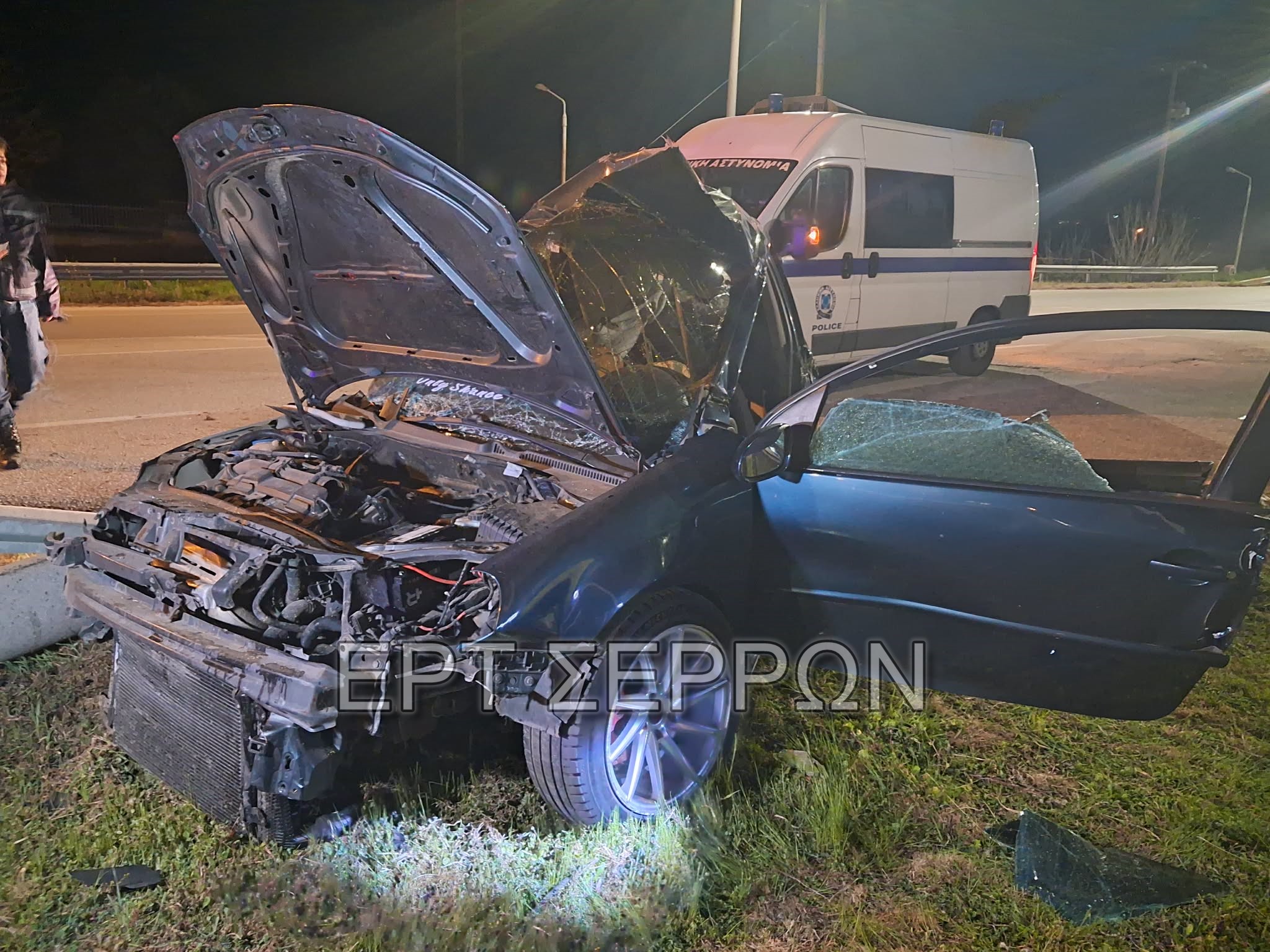 Τροχαίο με σοβαρά τραυματία στις Σέρρες  ​