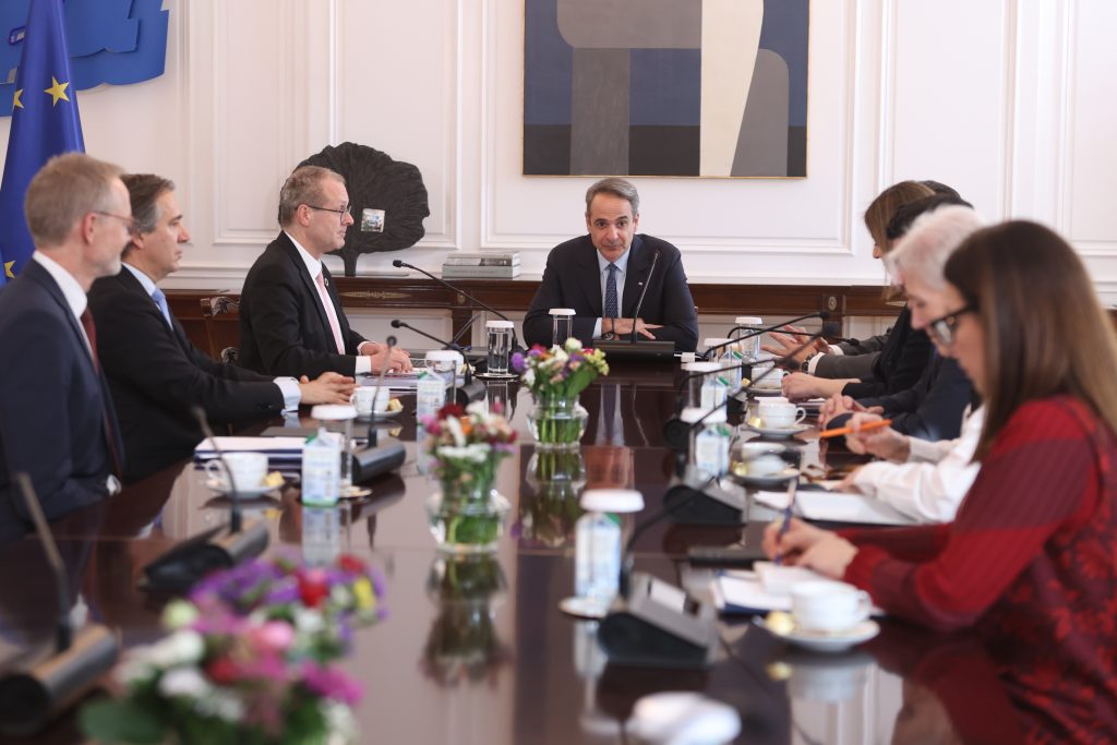 Συνάντηση Κυρ.Μητσοτάκη με τον Περιφερειακό Διευθυντή Ευρώπης του Παγκόσμιου Οργανισμού Υγείας, Χανς Κλούγκε