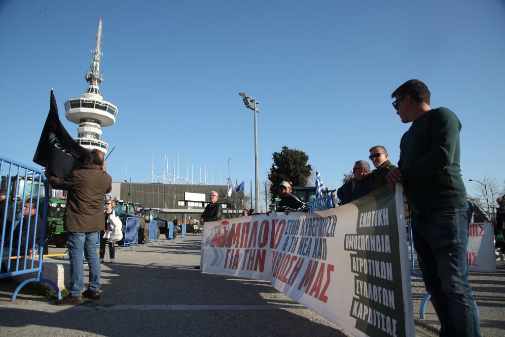 Θεσσαλονίκη: Τρακτέρ στο κέντρο της πόλης με αφορμή την 31η Διεθνή Έκθεση «Agrotica»
