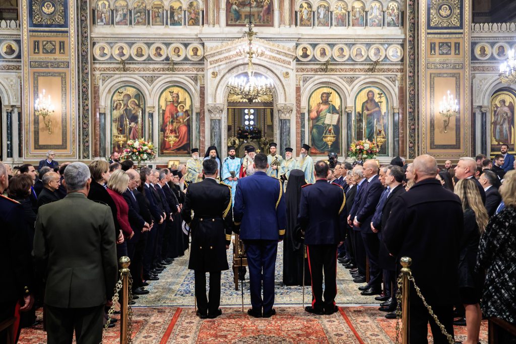 Η δοξολογία για την 25η Μαρτίου στη Μητρόπολη Αθηνών (2026)