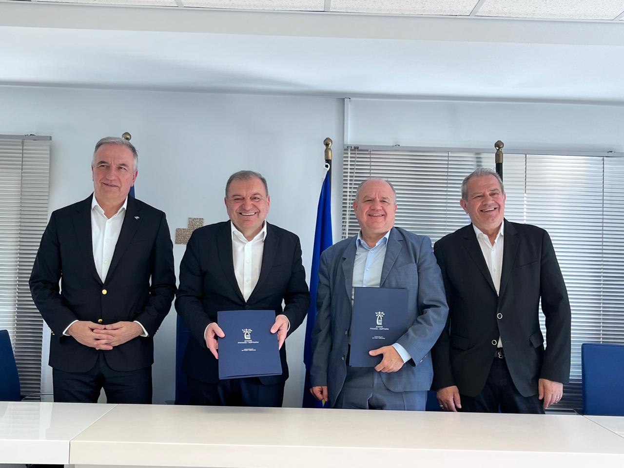 Υπογραφή Μνημονίου Συνεργασίας μεταξύ του ΕΚΕΤΑ και του Δήμου Πυλαίας Χορτιάτη- Καλαφάτης: «Θέτουμε την πρωτογενή γνώση στην υπηρεσία της Τοπικής Αυτοδιοίκησης»