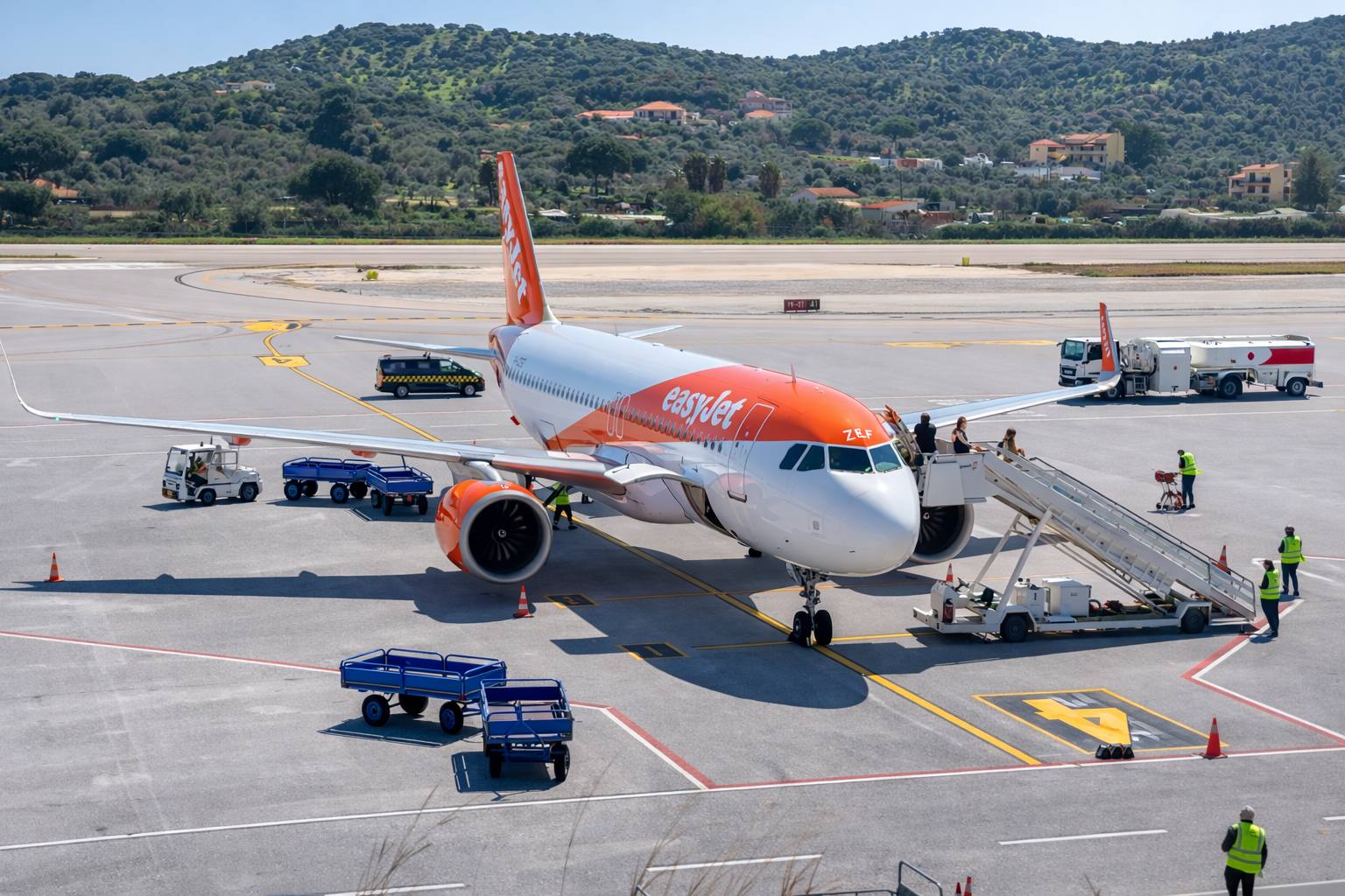 Πρώτη πτήση της EasyJet από το Μπρίστολ στη Σκιάθο με 146 επιβάτες