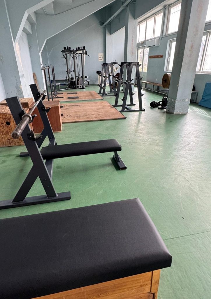 Εργασίες ανανέωσης στην αίθουσα βαρών του ΔΑΚ Τρίπολης