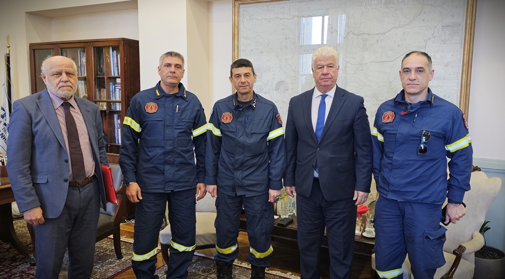 Κέρκυρα: Επίσκεψη του Γενικού Επιθεωρητή Π.Υ στο νησί