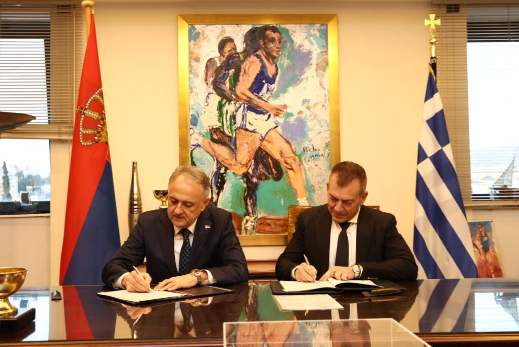 LIVE Γιάννης Βρούτσης και Ζόραν Γκάιτς υπέγραψαν Μνημόνιο Συνεργασίας Ελλάδας – Σερβίας στον Αθλητισμό
