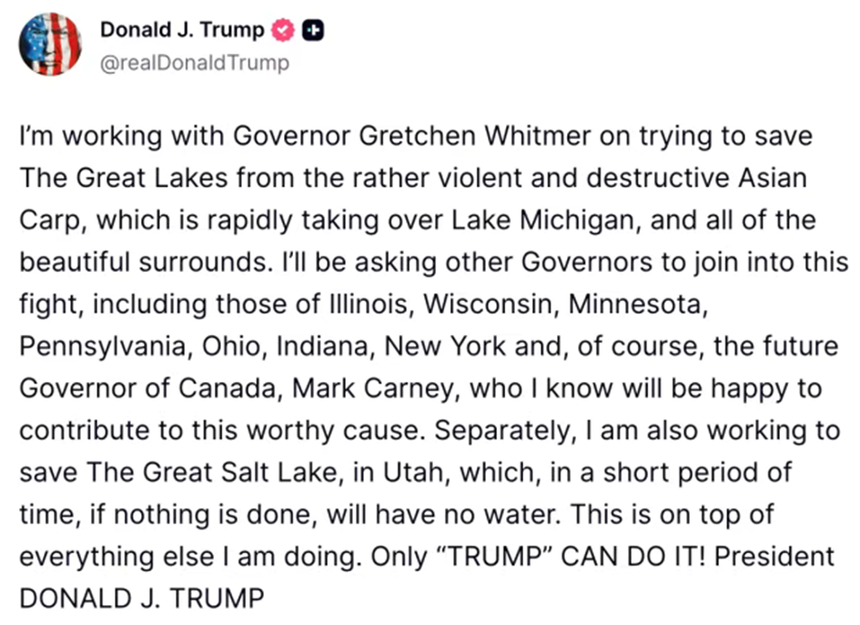 Ο Τραμπ σχολιάζει τον πόλεμο με το Ιράν μέσω των αναρτήσεών του στο Truth Social