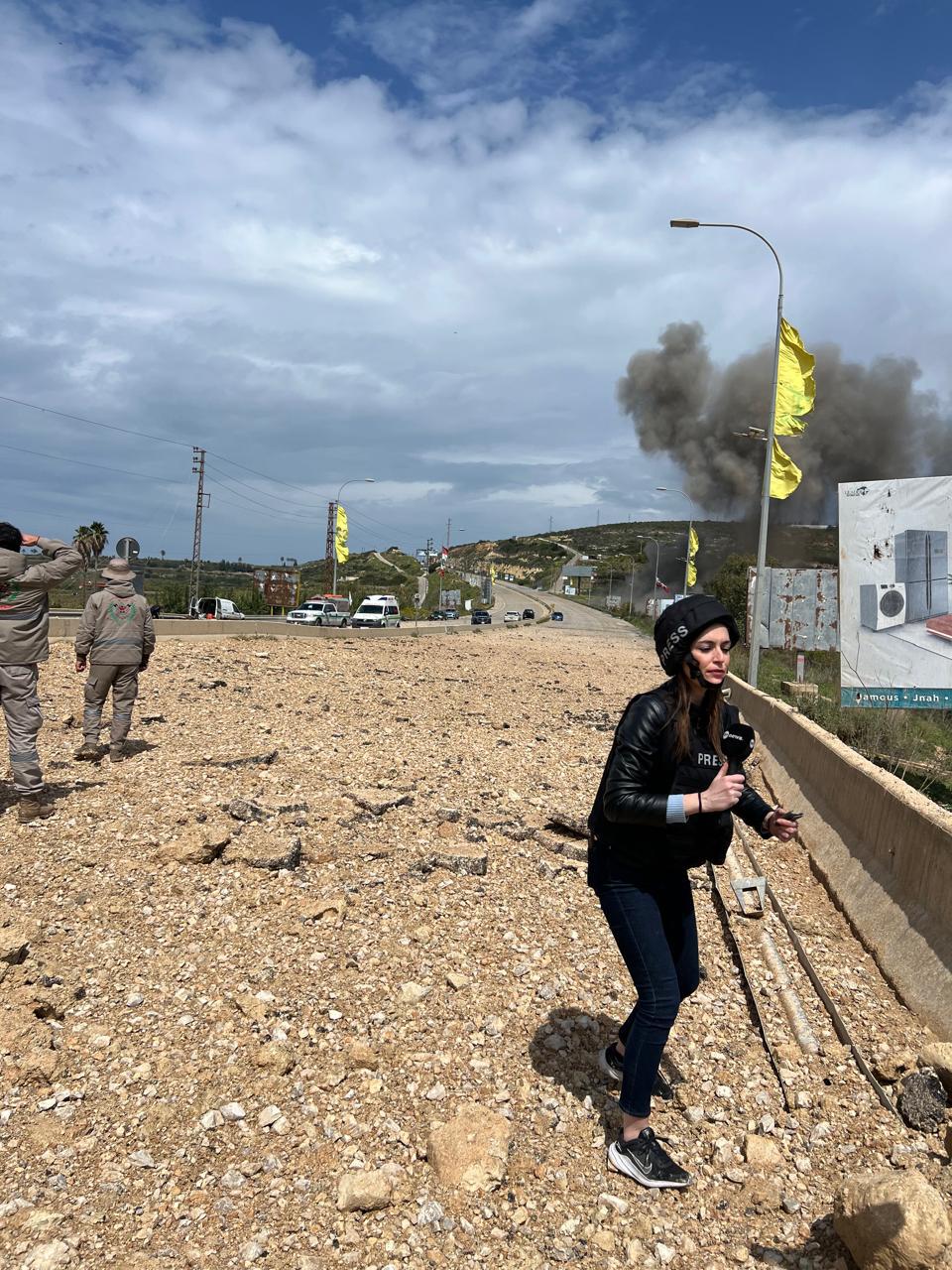 Αποστολή στον Λίβανο: Έκρηξη μπροστά από το συνεργείο του ΕΡΤnews