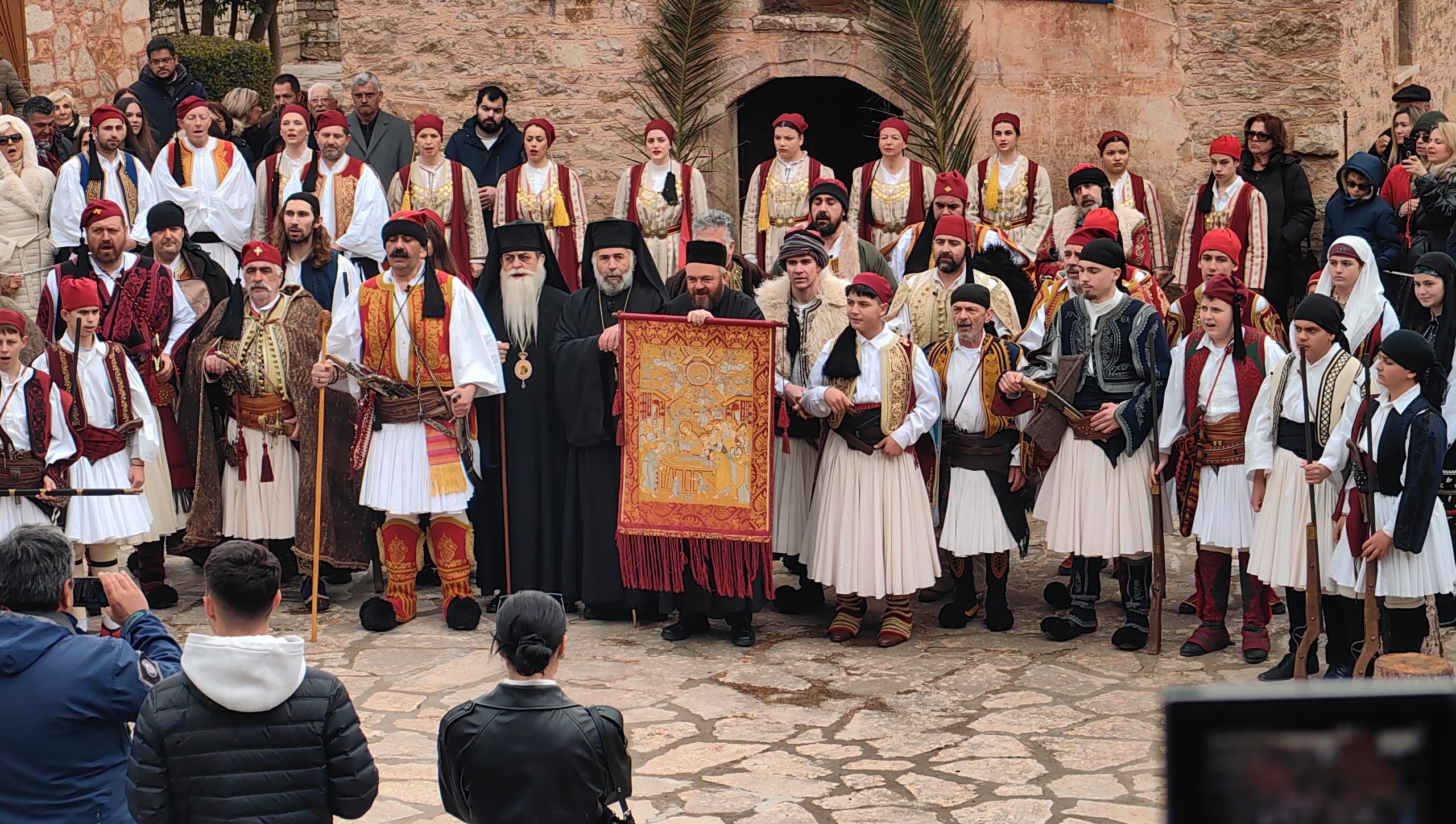 img-20260325-125303 Δέος και συγκίνηση στην αναπαράσταση της Επανάστασης στην ιστορική Ιερά Μονή Αγίας Λαύρας