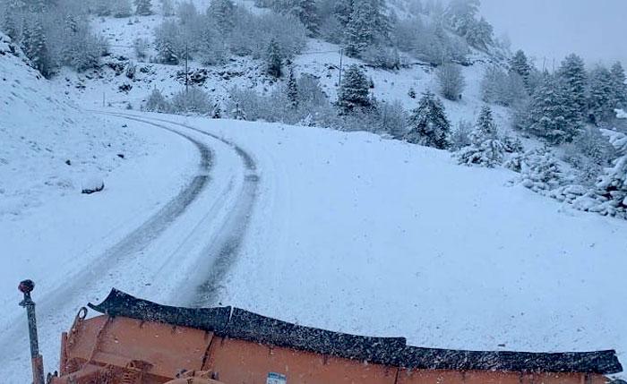 Πυκνές χιονοπτώσεις στην Ήπειρο την Τετάρτη