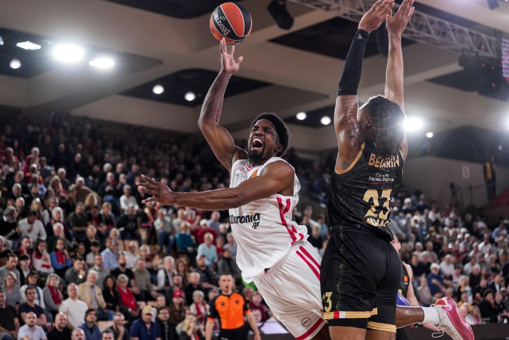 Euroleague: Ήττα στην εκπνοή με 81-80 για τον Ολυμπιακό στο Μονακό  ​