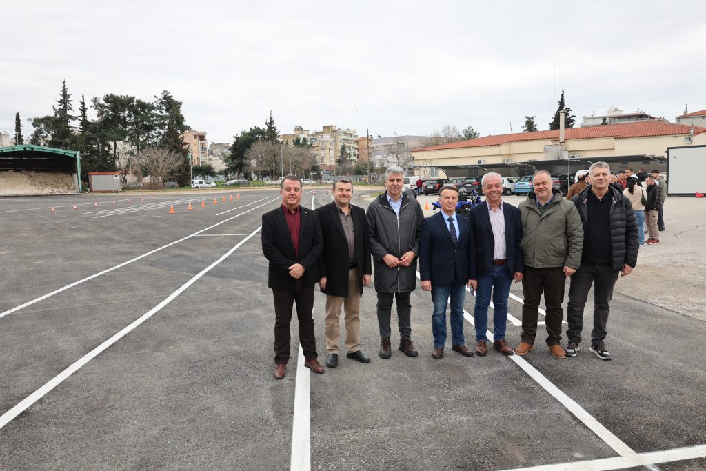 Κομοτηνή: Εγκαινιάστηκε η νέα πίστα εξέτασης οδηγών δικύκλων