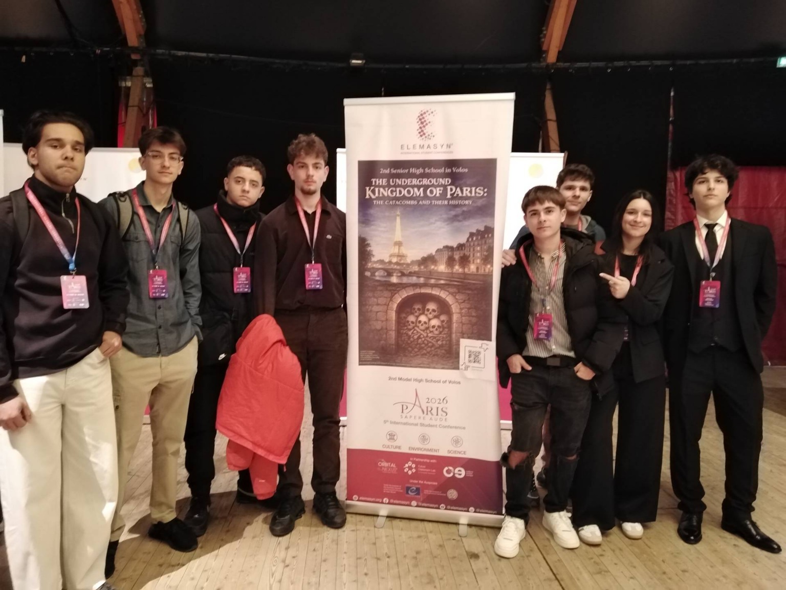 Μαθητές του 2ου Προτύπου ΓΕΛ Βόλου στο 5ο Εκπαιδευτικό Μαθητικό Συνέδριο στο Παρίσι