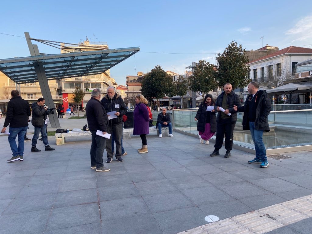 Πικετοφορία στην Τρίπολη από την Επιτροπή Ειρήνης Αρκαδίας