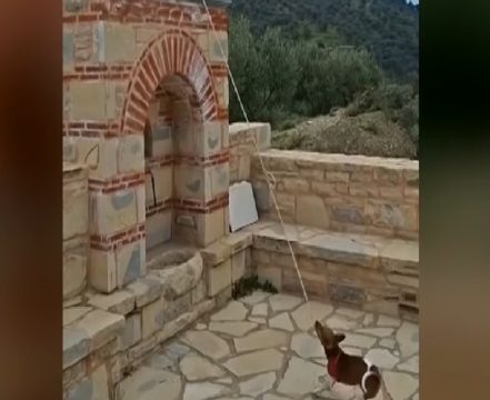 Βόλος: Αντιπολεμική παρέμβαση φοιτητικών συλλόγων στον κυματοθραύστη