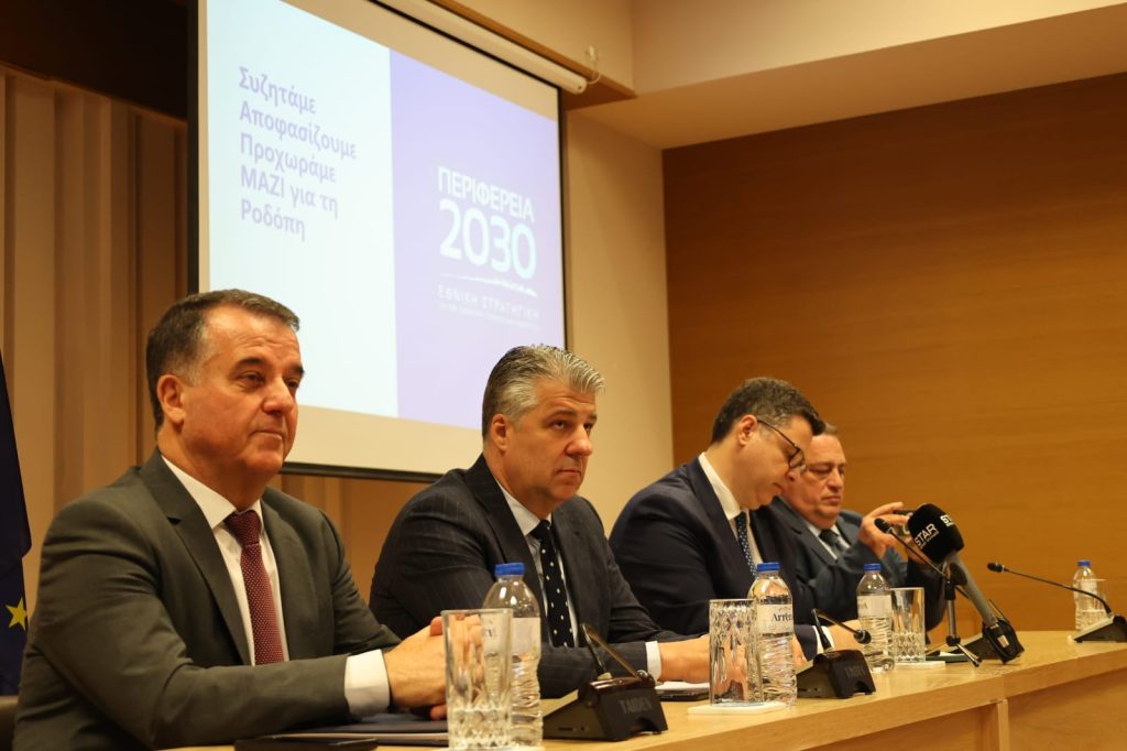 Χρ. Τοψίδης: Με έργα 76 εκατ. € μέσα σε δύο χρόνια διαμορφώνουμε νέες προοπτικές ανάπτυξης για τη Ροδόπη