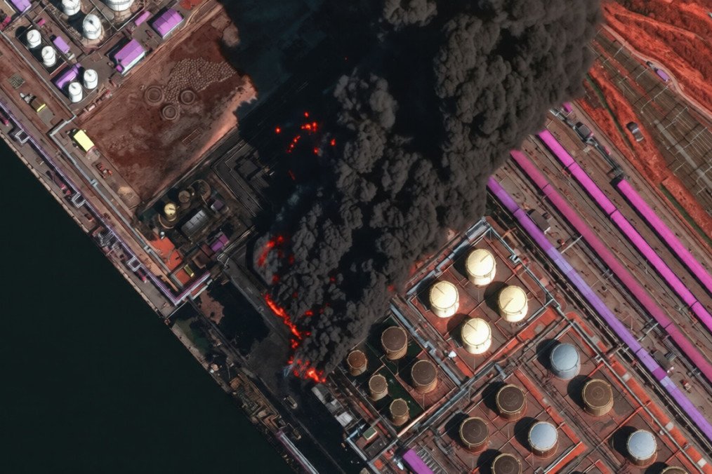 Υπό έλεγχο η πυρκαγιά στο λιμάνι Ουστ-Λούγκα της Ρωσίας