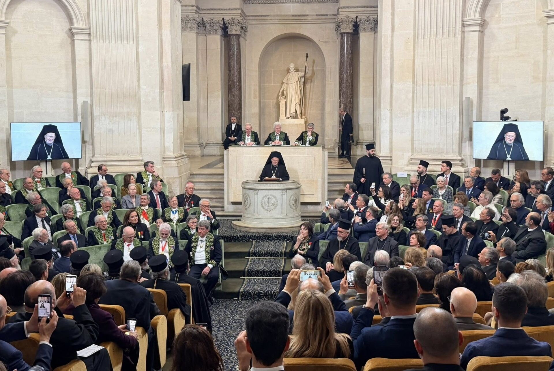 Μέλος της Ακαδημία της Γαλλίας ο Οικουμενικός Πατριάρχης Βαρθολομαίος