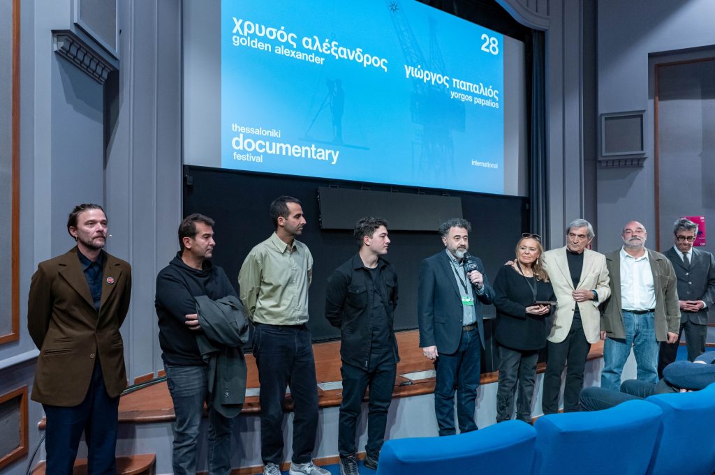 28ο ΦΝΘ: Τιμητικός Χρυσός Αλέξανδρος απονεμήθηκε στον εμβληματικό παραγωγό Γιώργο Παπαλιό