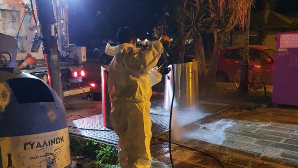 Κέρκυρα: Ξεκίνησε η απολύμανση και επισκευή των υπόγειων κάδων του Δήμου