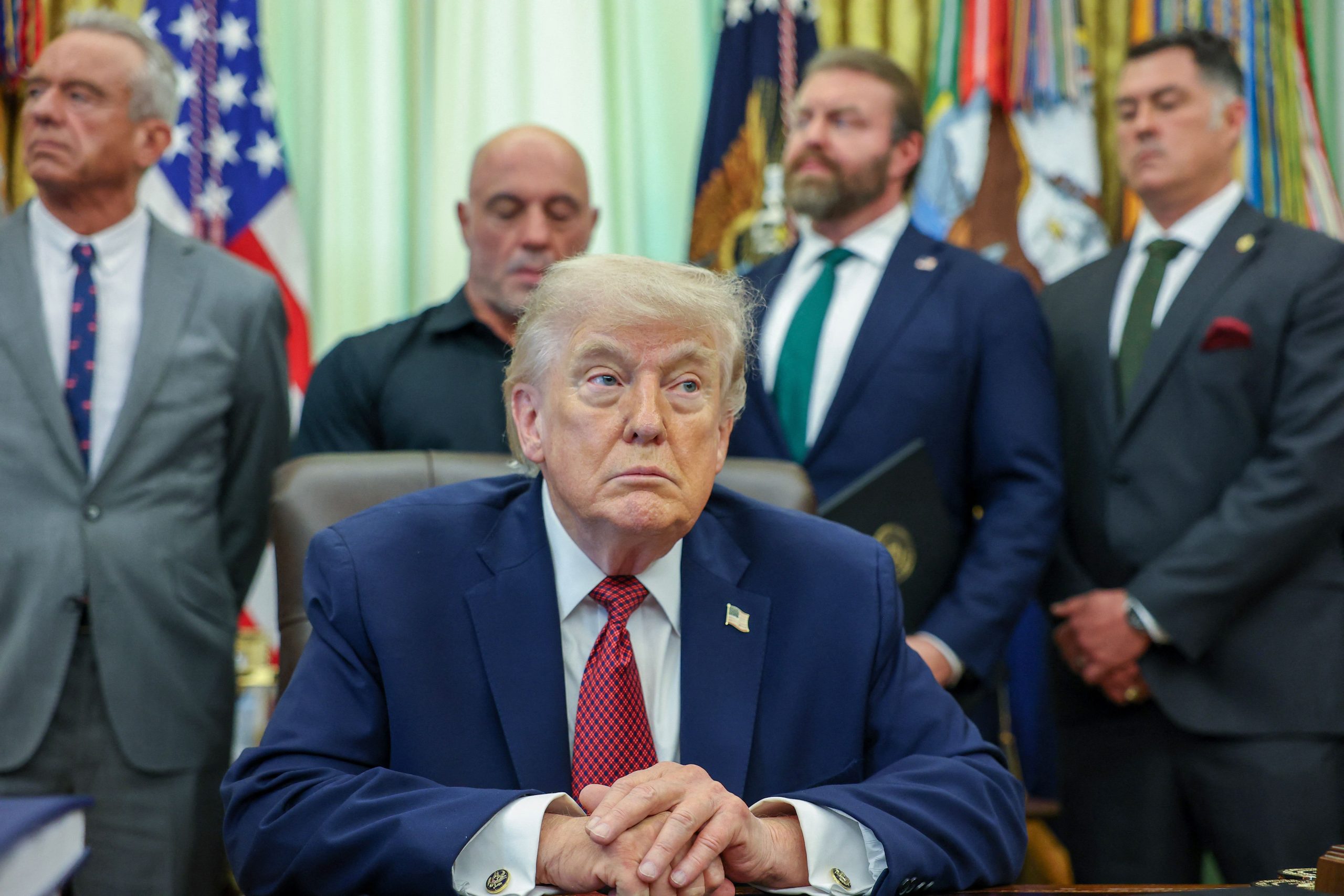 President Trump Signs Executive Order At The White House