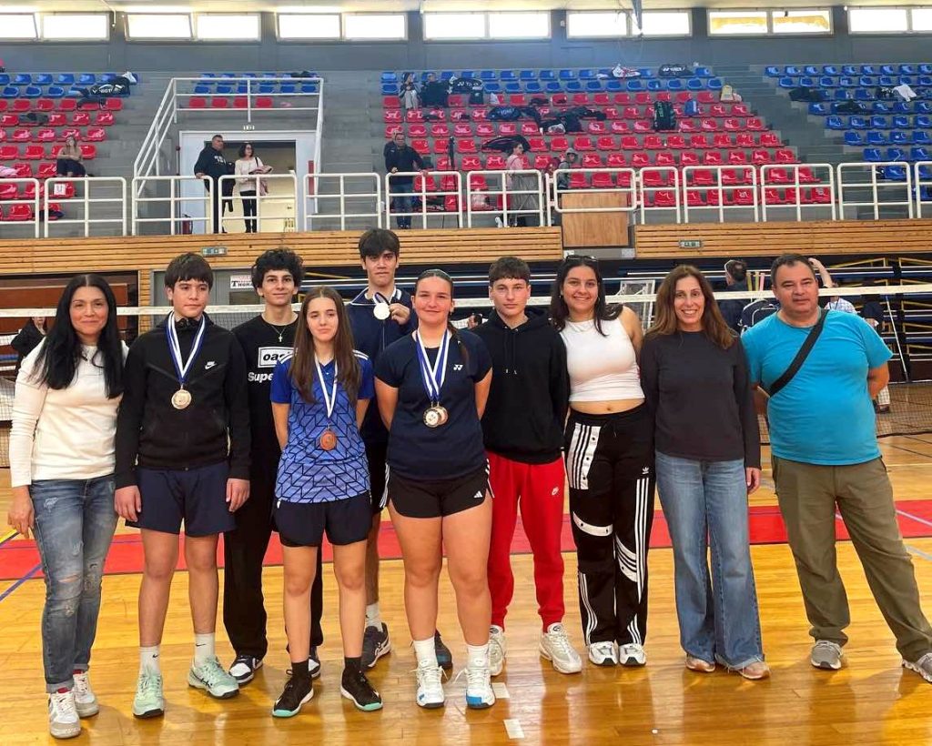 Πανελλήνιων διακρίσεων συνέχεια για την ομάδα μπάτμιντον του «Δημοκρίτειου Κομοτηνής»