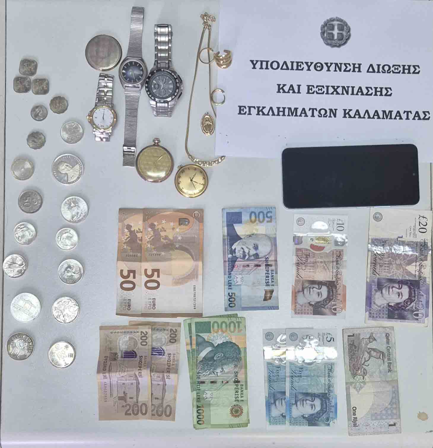 Εξιχνιάστηκε σπείρα διαρρηκτών που είχε «ρημάξει» τη Μεσσηνία με όφελος άνω των 122.000 ευρώ