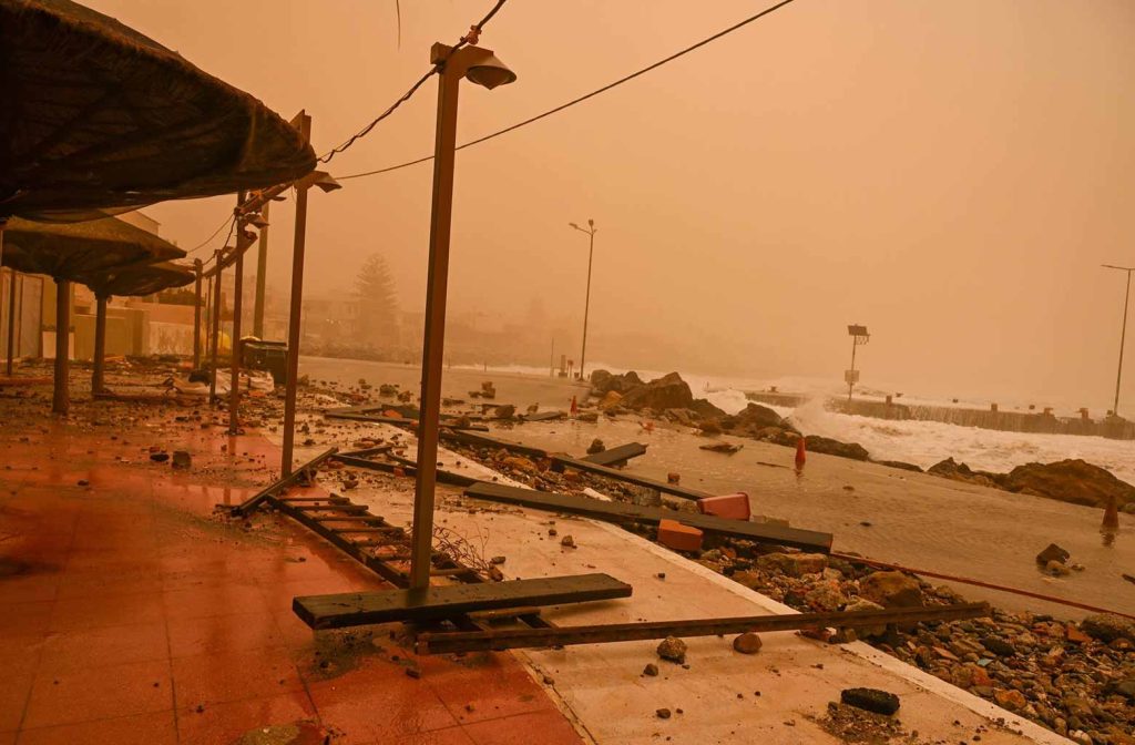 Κακοκαιρία Erminio: Μεγάλες ζημιές σε καταστήματα και υποδομές στην Παλαιόχωρα Χανιών