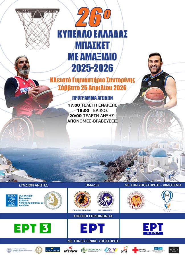 Μπάσκετ με αμαξίδιο: Κυπελλούχος Ελλάδας ο Ηρόδικος Κομοτηνής για πρώτη φορά στην ιστορία του