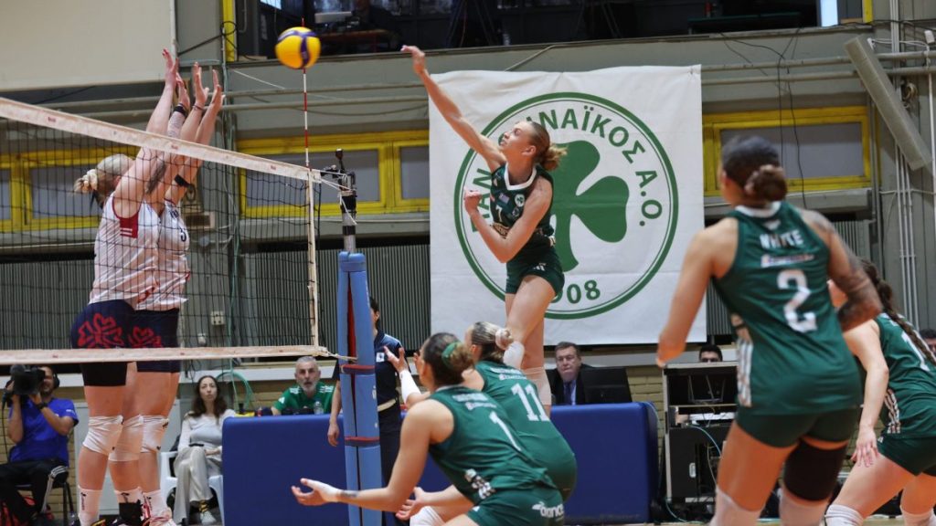 Δείτε τα highlights του πρώτου τελικού Παναθηναϊκός-ΖΑΟΝ για την Volley League Γυναικών (video)