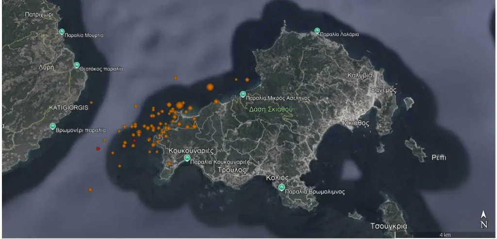 Σκιάθος: Επιστημονική εκτίμηση για τη σεισμική δραστηριότητα και το ενεργό ρήγμα