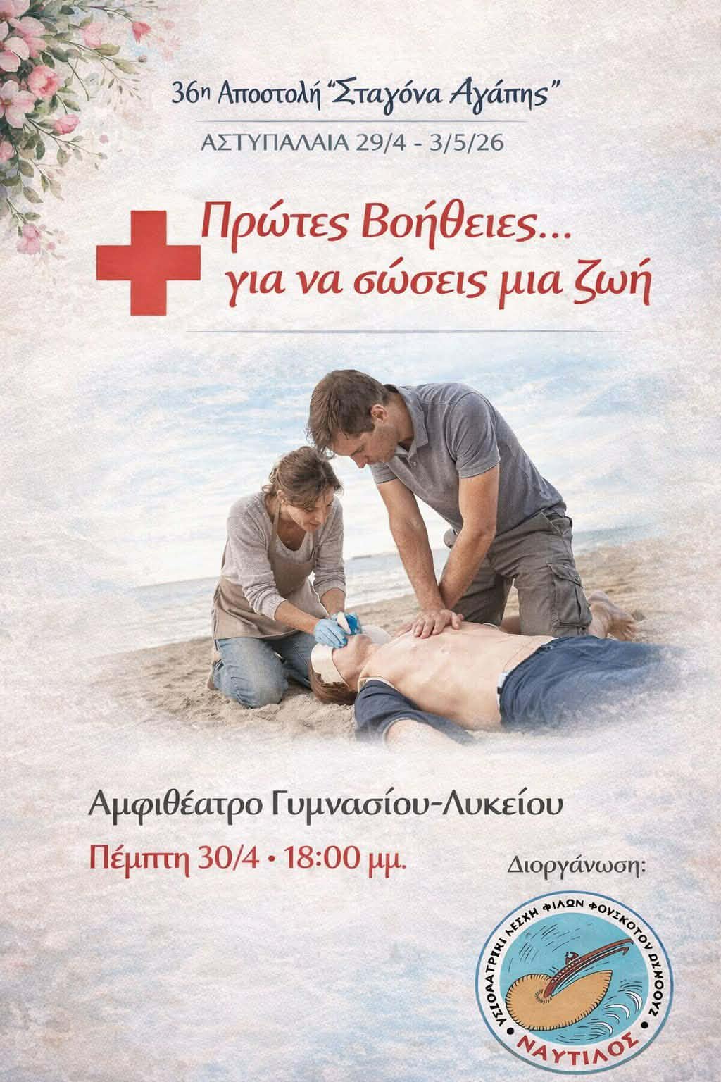 Στην Αστυπάλαια η 36η αποστολή «Σταγόνα Αγάπης» με δράσεις για τη υγεία